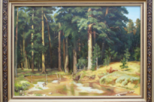 И. Шишкин "Корабельная роща" (копия) холст/масло