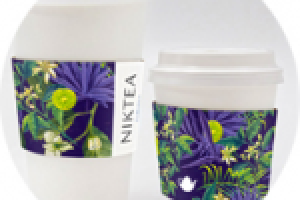 Дизайн рукава на стакан для чая