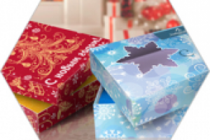 Упаковки к новому году для полотенец