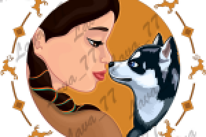 Макеты для тарелок "Народы севера"