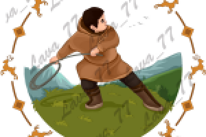 Макеты для тарелок "Народы севера"