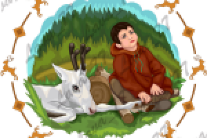 Макеты для тарелок "Народы севера"