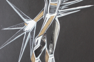 Худ.эскиз авангардного костюма.