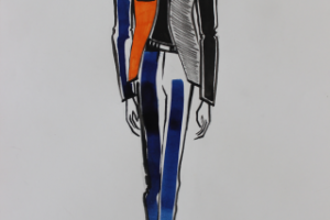 Худ.эскиз мужского костюма.