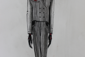 Худ.эскиз мужского костюма.