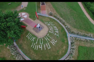 Мемориал славы. Съемка с воздуха к Дню Победы. 4К.