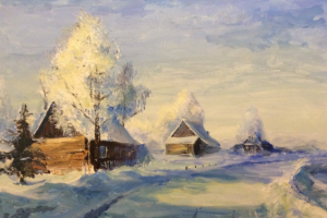 Холст, акрил, 50х70 см