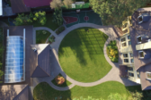 Загородный особняк в Москве съемка с квадракоптера