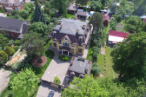 Загородный особняк в Москве съемка с квадракоптера