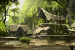 Деревня в джунглях