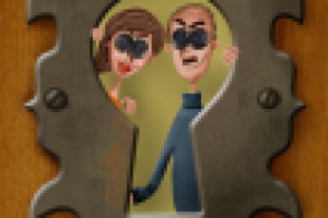 Обложка к книге Нила Геймана "Коралина"