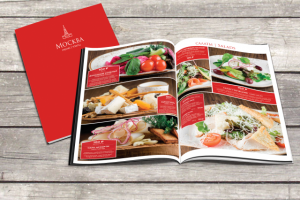 Меню ресторана на борту теплохода