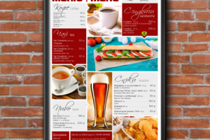 Фирменный стиль кафе на борту теплохода