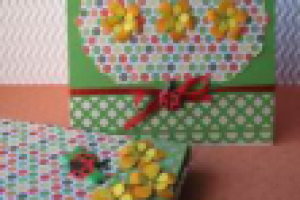 Набор: открытка и коробочка