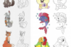 раскраски -животные, домашние любимцы