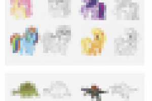 принцессы, динозавры, пони -раскраски