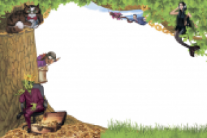 Лукоморье. Pop-Up. 2,35х4,00м.