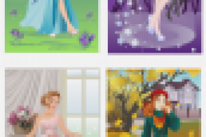 девочки для скетчбука