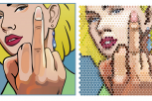 принт в стиле поп-арт