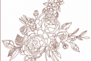 орнамент розы
