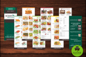Меню для кафе - 16 полос