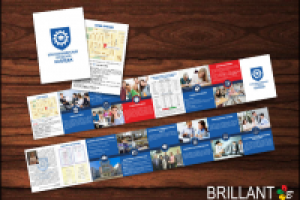 Буклет "гармошка" для колледжа