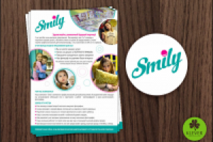 Логотип и коммерческое предложение для детской фотостудии