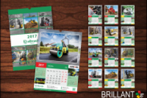 Перекидной календарь на 12 месяцев - А3 формат