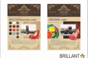 Листовка - крем для обуви - 4+4 - А5