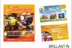 Рекламные модули в буклет