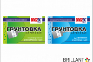 Этикетки на лакокрасочную продукцию Brozex