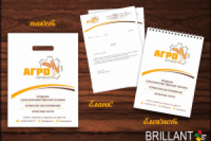 Фирменный стиль (пакет, блокнот, бланк)