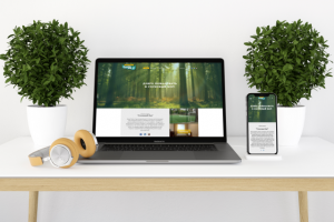 Корпоративный сайт для отеля в сосновом лесу