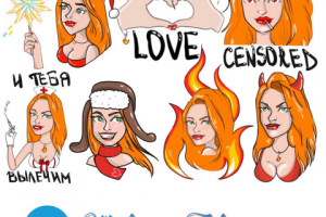 Создание персонажа / Стикеры