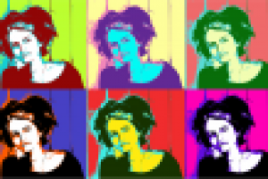 Портрет в стиле поп-арт