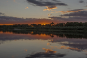 Закат на Оке