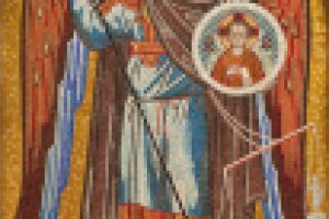 Мозаичное пано Архангел Михаил.