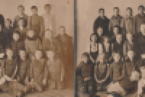 Старые фото с повреждениями