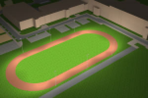 Наружное освещение школьного стадиона