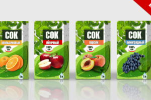 Дизайн упаковки для сока