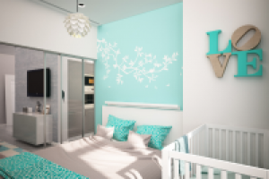 спальня в 2-шке Коммунарка А-101  ( вариант)