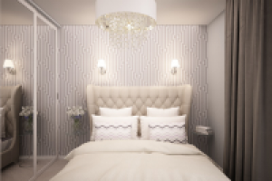 спальня в  1-ой  ЖК Да Винчи