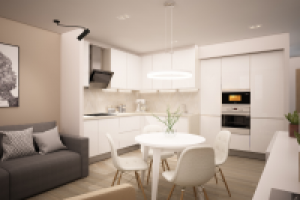 кухня-гостинная в  2-шке Одинцово