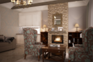 Интерьер домика для отдыха в коттеджном поселке Новые Вешки