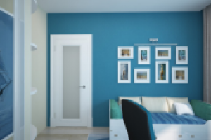 Детская в двухкомнатной квартире. ЖК Белый Парк