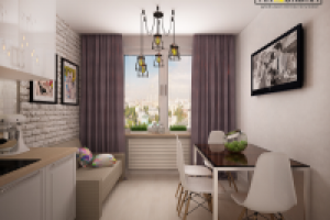 Кухня в 2-х комнатной квартире  г. Одинцово