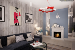 Гостиная в 2-х комнатной квартире  г. Одинцово