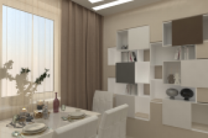 Дизайн интерьера квартиры ( гостиная)