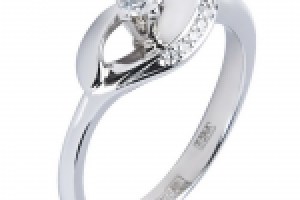 Кольцо белое золото с бриллиантами 2
