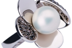 Кольцо. Серебро с жемчугом